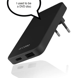 Black Lava ReCharger · 30W PD Recycled Wall Charger-1