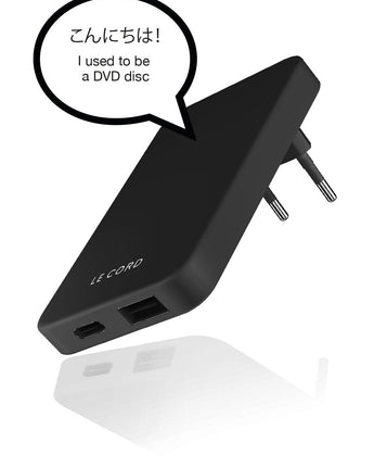 Black Lava ReCharger · 30W PD Recycled Wall Charger-1