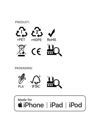 Green iPhone Lightning cable · 2 meter · Made of recycled fishing nets-5